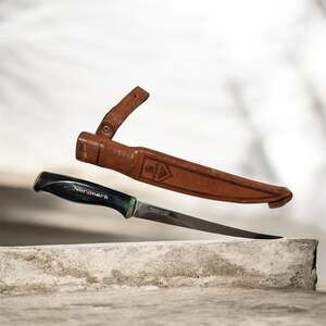 Fiskars Normark Vintage Fillet Knife 1967 Made in Finland with Leather Sheath